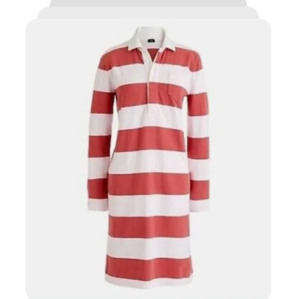 J Crew Striped Rugby Dress NWT